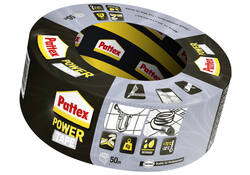 Plakband Pattex Power Tape 50mmx50m grijs