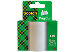 Plakband Scotch Magic 819 19mmx25m onzichtbaar