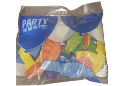 Ballonnen uni assortiment 50 stuks 30cm