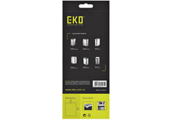 Afvalzak EKO MDPE type F1 met trekband 49x68cm 18-28L wit