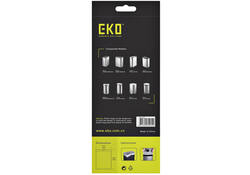 Afvalzak EKO MDPE type F met trekband 64x75cm 40-60L wit