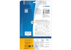 Etiket HERMA 4600 210x148mm folie wit 20stuks