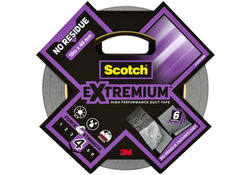 Duct tape Scotch Extremium no residue 18.2mx48mm grijs