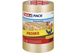 Verpakkingstape tesapack® 66mx50mm transparant promopack