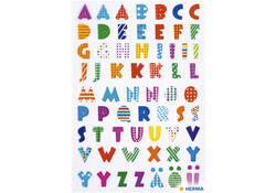 Etiket HERMA 6291 kleurrijke letters stone