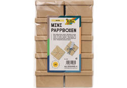 Doos karton Folia mini 7,5x7,5x4,5cm 10 stuks kraft