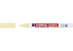 Krijtstift edding 4085 by Securit rond 1-2mm pastel geel