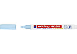 Krijtstift edding 4085 by Securit rond 1-2mm pastel blauw