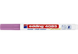 Krijtstift edding 4085 by Securit rond 1-2mm metallic roze