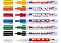 Lakmarker edding 8750 industrie blauw