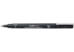 Fineliner Uni-ball Pin brush fijn zwart