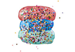 Kinderlijm Elmer's metallic blauw