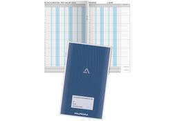 Aanwezigheidsregister Aurora 155x260mm Nederlandstalig 56 pagina's