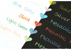 Gelschrijver Pentel K110 Dual medium metallic assorti 8 kleuren