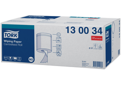 Poetspapier Tork M2 centerfeed 1-laags 165m wit 130034