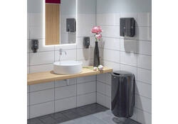 Handdoekdispenser Tork H3 Elevation C-vouw en Z-vouw zwart 553008