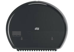Toiletpapierdispenser Tork Mini Jumbo T2 Elevation zwart 555008