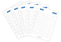 Uitbreidingsset Correctbook A5 to-do 5 bladen