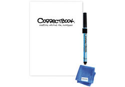 Notitieboek Correctbook A5 Scratch blanco 8blz inspirational white