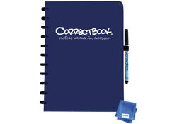 Notitieboek Correctbook A4 blanco 40blz midnight blue