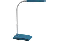 Bureaulamp MAUL Pearly LED voet dimbaar colour vario atlantic blue