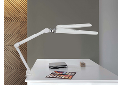 Werkpleklamp MAUL Craft duo LED tafelklem dimbaar wit