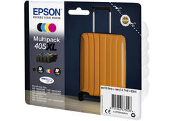 Inktcartridge Epson 405XL T05H64 zwart + 3 kleuren