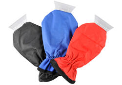 IJskrabber ProPlus met fleece handschoen assorti