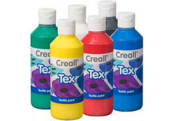 Textielverf Creall Tex 6 stuks 6 kleuren à 250ml