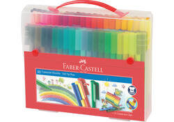 Kleurstift Faber-Castell Connector assorti cadeauset à 80 stuks