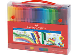 Kleurstift Faber-Castell Connector assorti koffer à 60 stuks