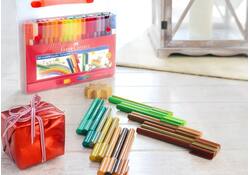 Kleurstift Faber-Castell Connector assorti koffer à 60 stuks