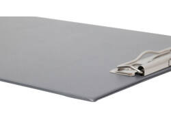 Klembord MAUL A4 staand PVC zilvergrijs
