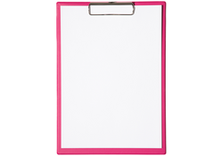 Klembord MAUL A4 staand PVC neon roze