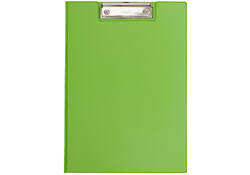 Klembordmap MAUL A4 staand met penlus PVC neon groen