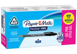 Gelschrijver Paper Mate FlexGrip medium zwart
