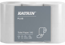 Toiletpapier Katrin Plus 3-laags wit 143vel 48rollen