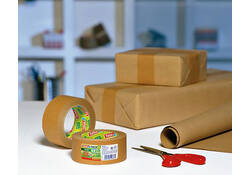 Verpakkingstape tesapack® papier ecoLogo® 25mx38mm bruin