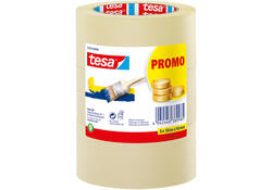 Afplaktape tesa® Economy 50mmx50m geel 3 rollen