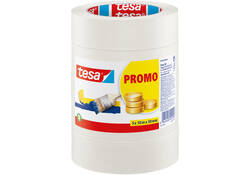 Afplaktape tesa® Economy 50mx30mm beige 5 rollen