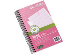 Things to do Djois Atlanta recycled papier Tropical 125x195mm 100 vel 70gr roze 2 stuks