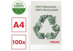 Showtas Esselte recycle PP A4 70µ 11-gaats transparant 100 stuks