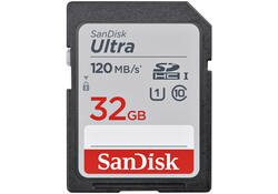 Geheugenkaart Sandisk SDHC Ultra 32GB (Class 10/UHS-I/120MB/s)