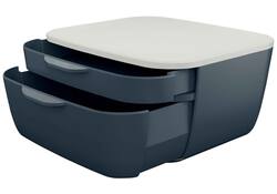 Ladenblok Leitz Cosy 2 laden grijs