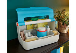 Opbergbox Leitz Cosy draagbaar kunststof blauw
