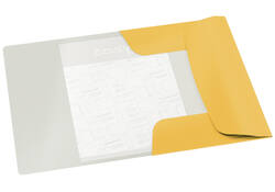 Elastomap Leitz Cosy A4 3-kleps geel
