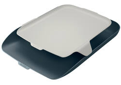 Brievenbak Leitz Cosy met desk organiser grijs