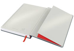 Notitieboek Leitz Cosy A5 160blz 100gr lijn grijs