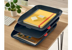 Notitieboek Leitz Cosy B5 160blz 100gr spiraal lijn geel