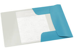 Elastomap Leitz Cosy A4 3-kleps blauw